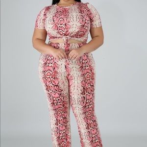 Plus Size Two Piece Set